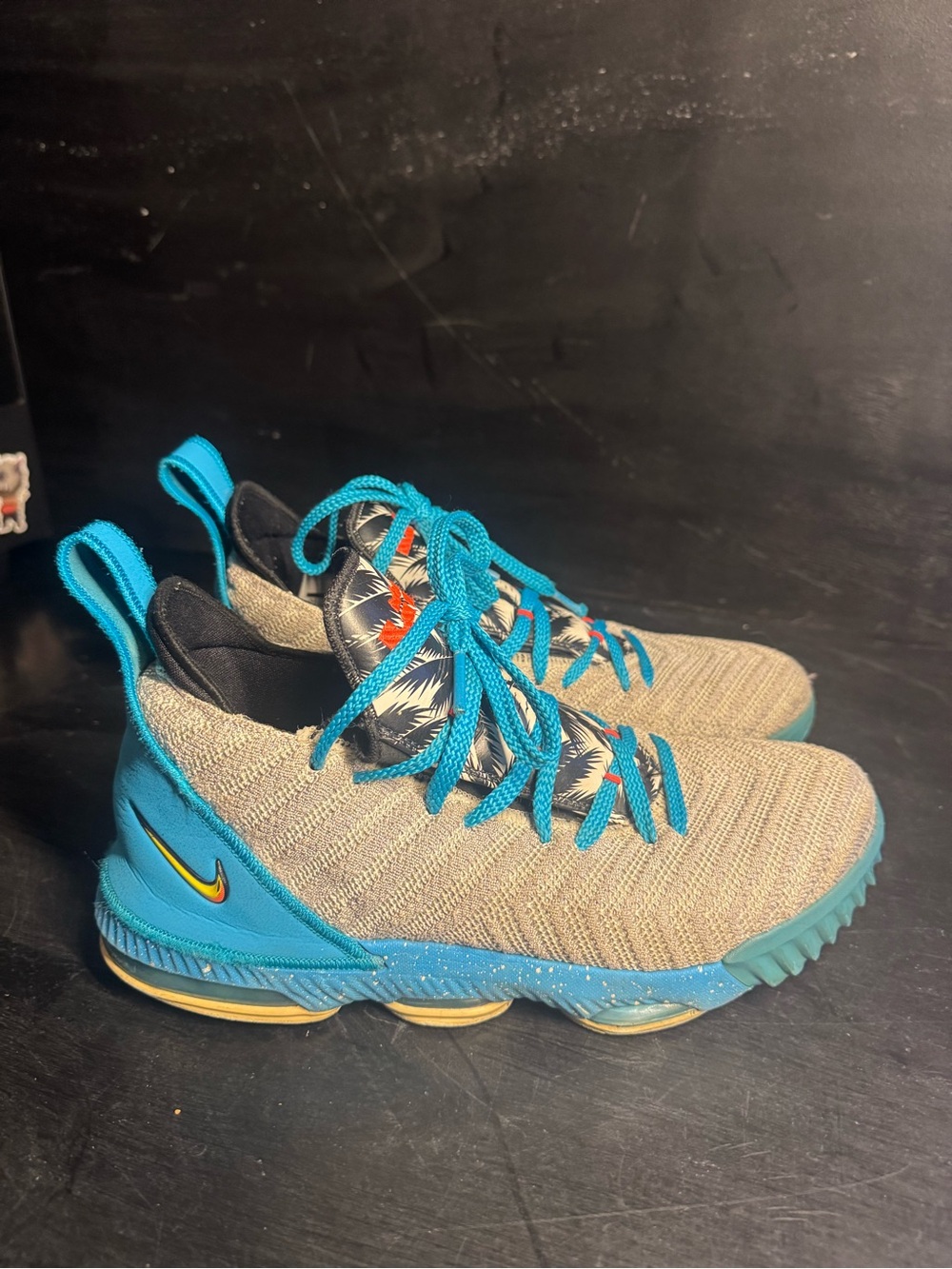 Nike Size 7 and Gray Athletic Shoes